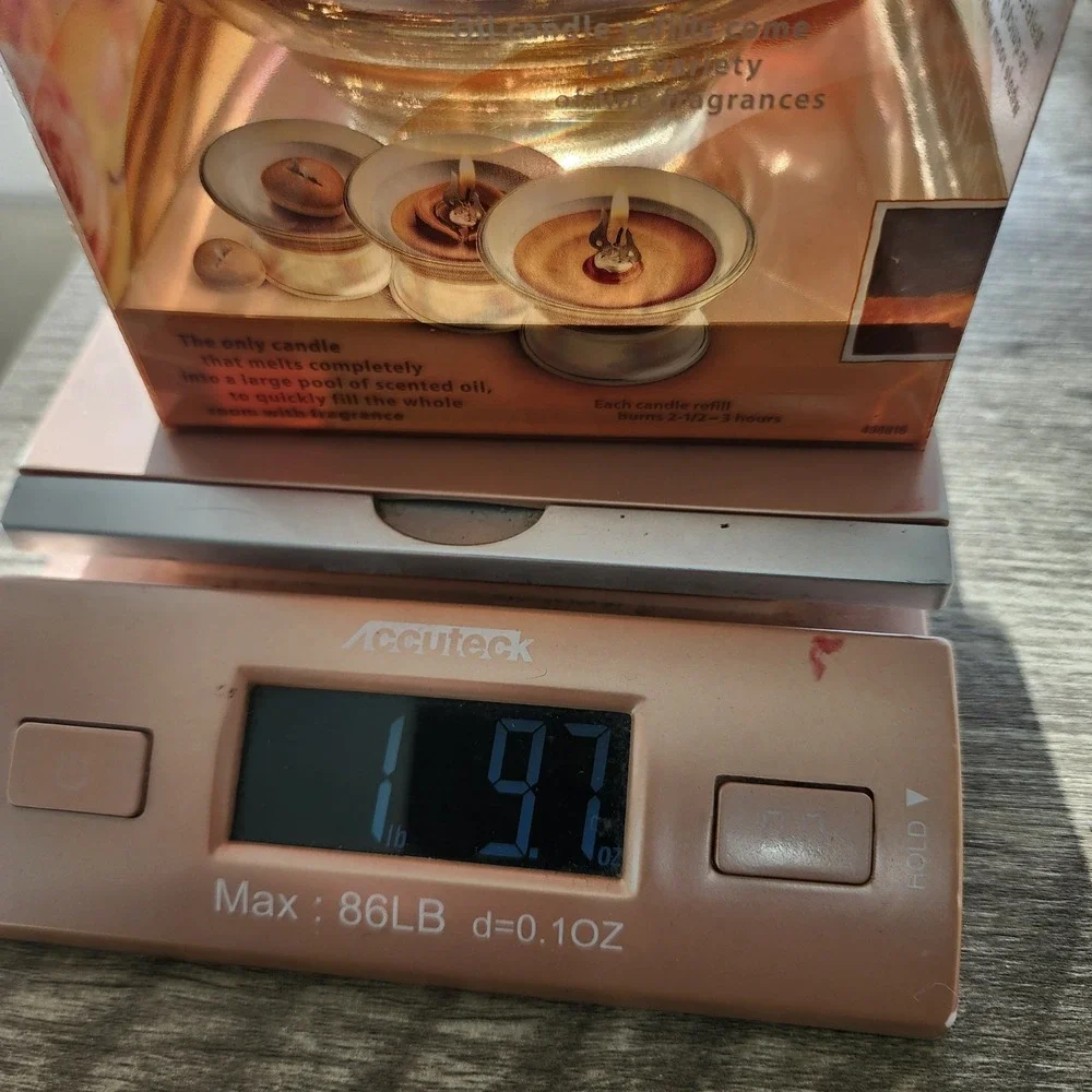 Glade‎ Scented Oil Candles Apple Cinnamon Spiced Rose Vanilla 2 Sets